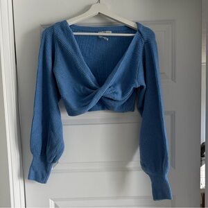 Urban Outfitters Sky Blue Knit Top